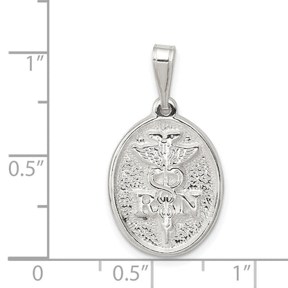 Sterling Silver Rn Charm
