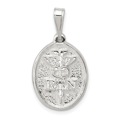 Sterling Silver Rn Charm
