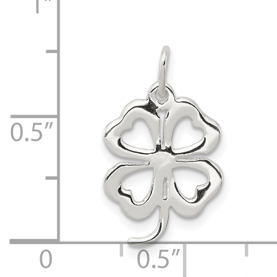 Sterling Silver 4-Leaf Clover Charm