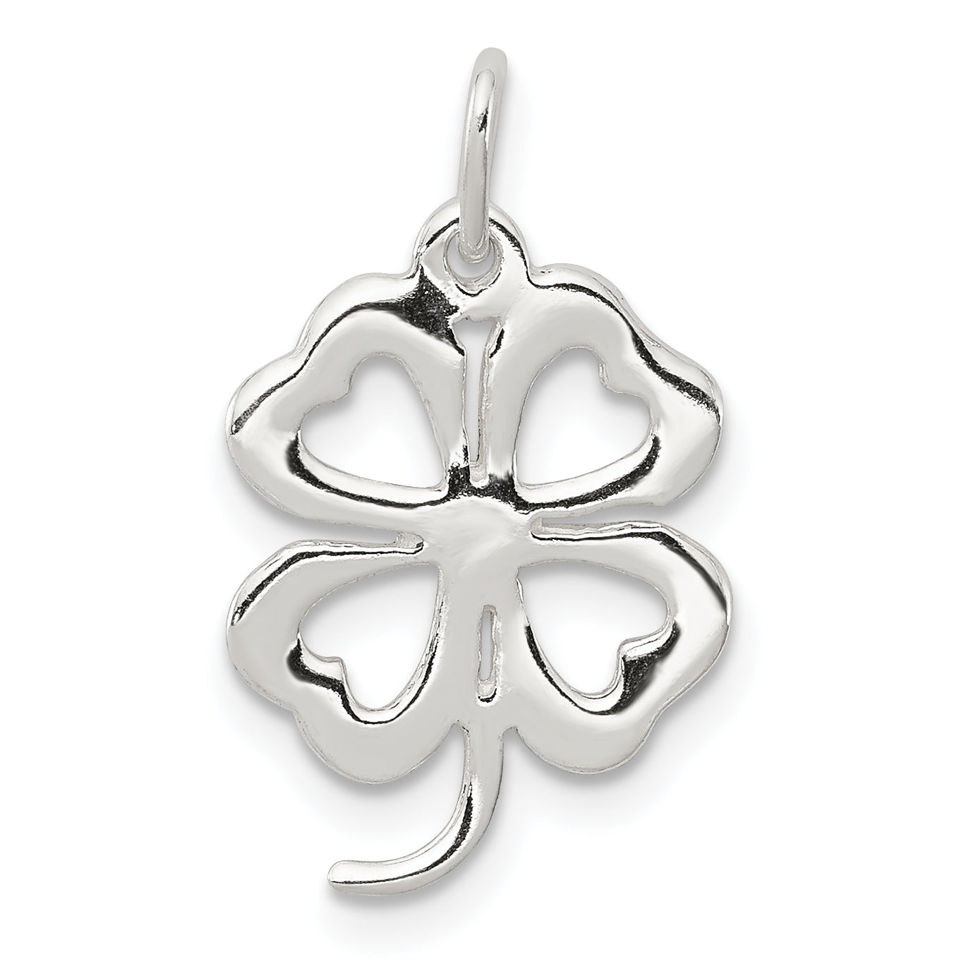 Sterling Silver 4-Leaf Clover Charm