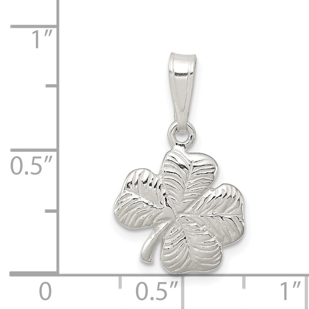 Sterling Silver 4-Leaf Clover Charm