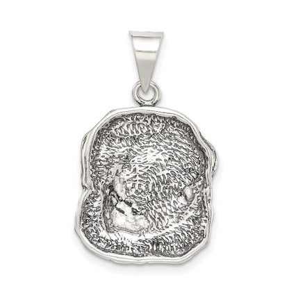 Sterling Silver Antiqued Dog Charm