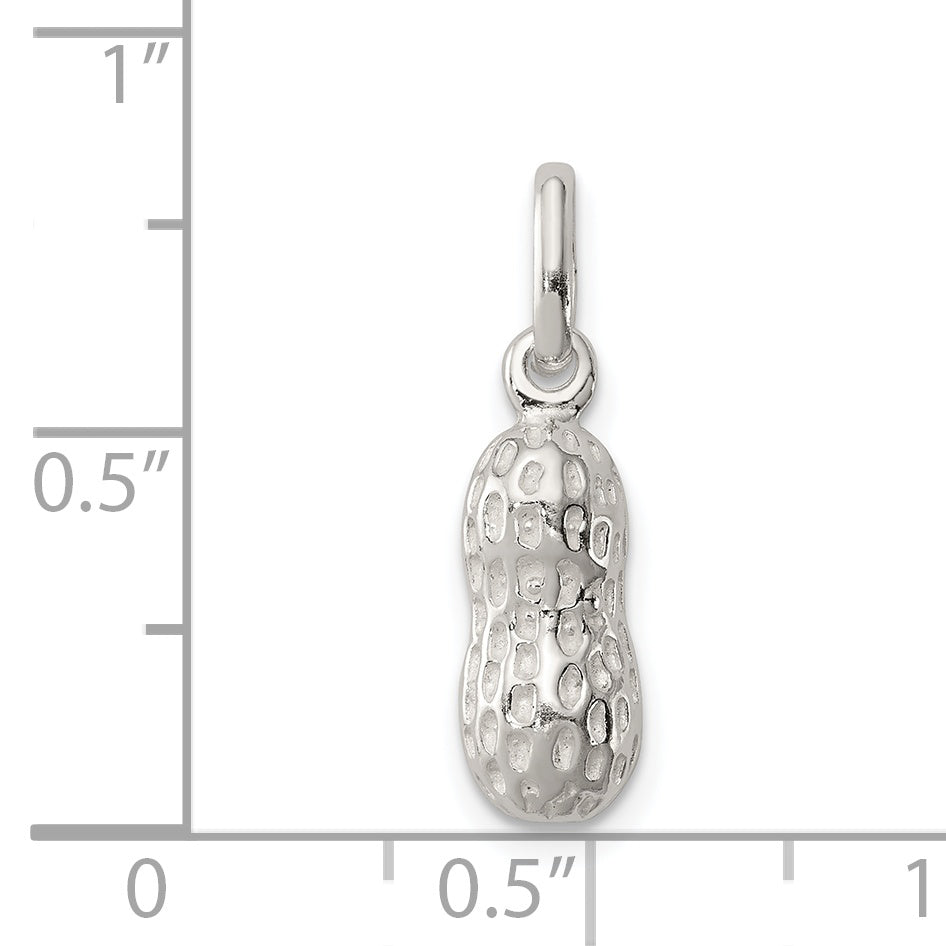 Sterling Silver Peanut Charm