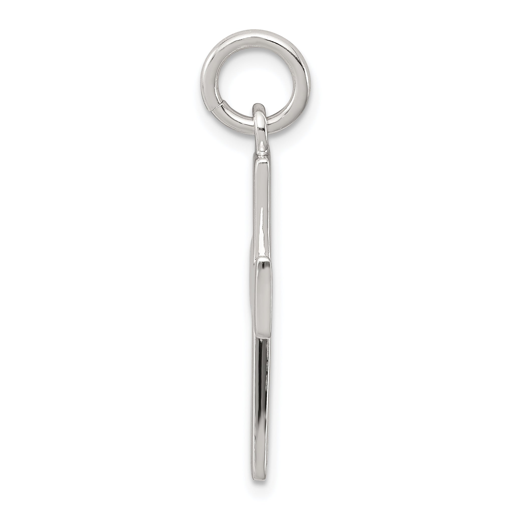 Sterling Silver Latin Cross Charm