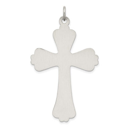 Sterling Silver Antiqued Cross Charm