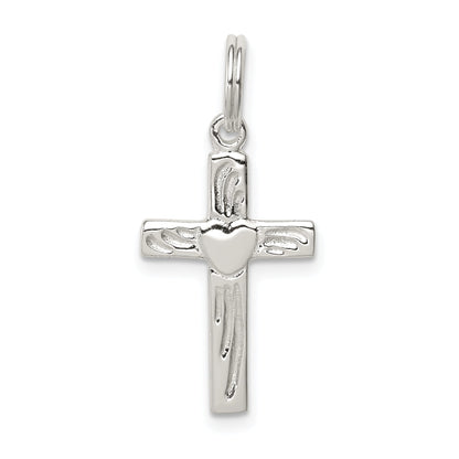 Sterling Silver Rhodium-Plated Latin Cross Charm