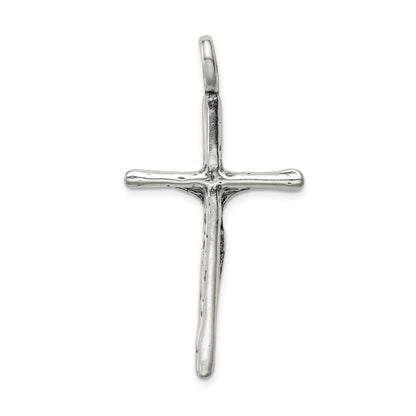 Sterling Silver Antiqued Crucifix Charm