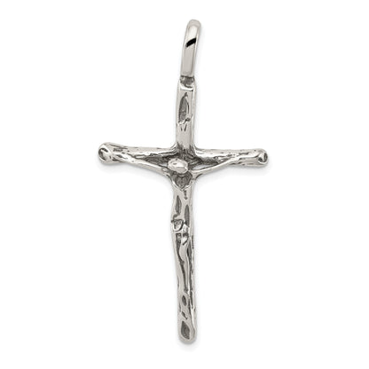 Sterling Silver Antiqued Crucifix Charm