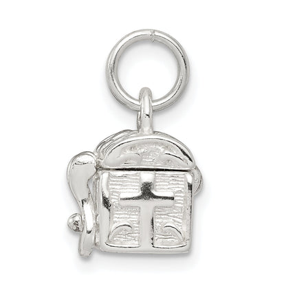 Sterling Silver Cross Prayer Box Charm