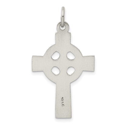 Sterling Silver Antiqued Celtic Cross Charm