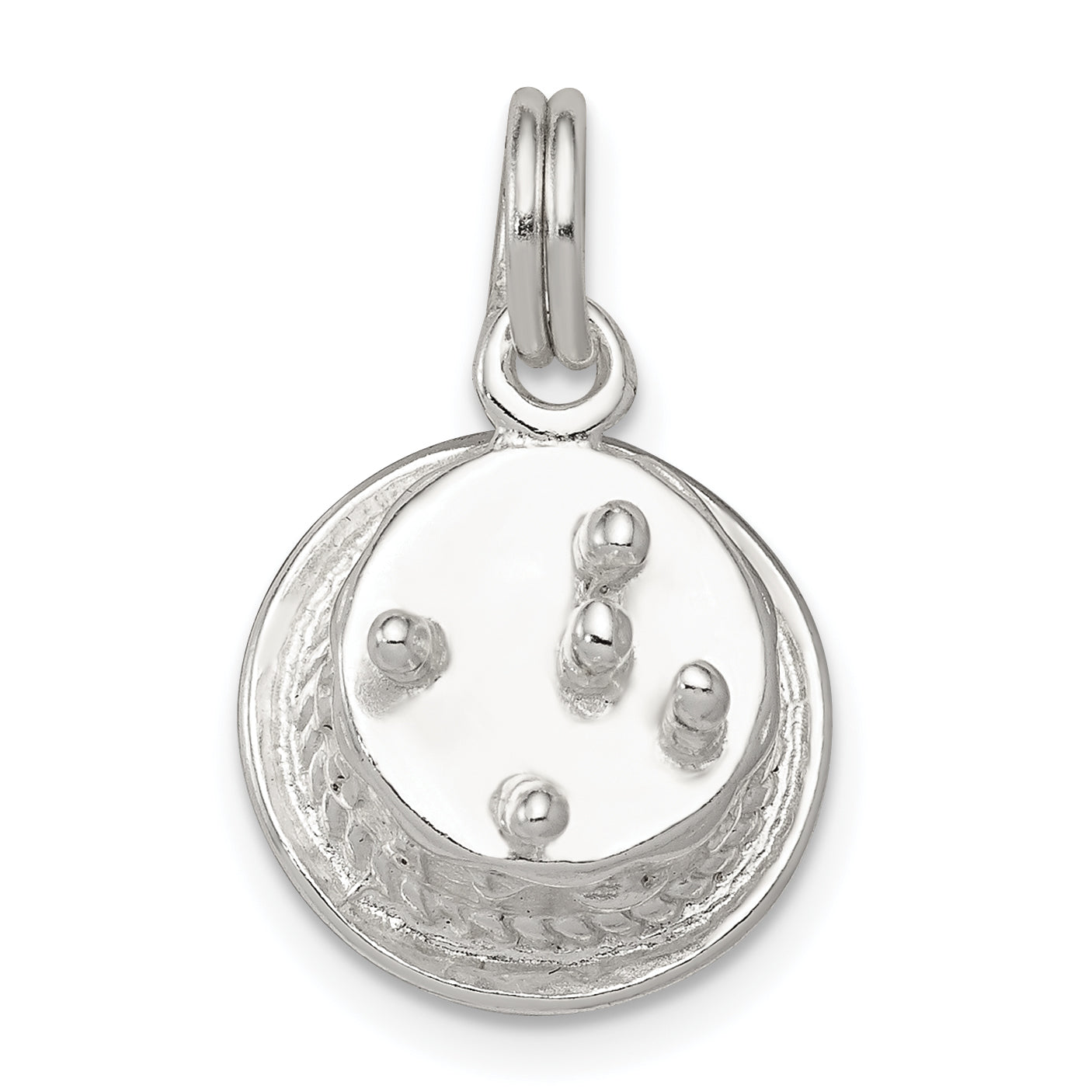 Sterling Silver Happy Birthday Cake Charm