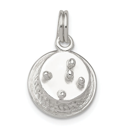 Sterling Silver Happy Birthday Cake Charm