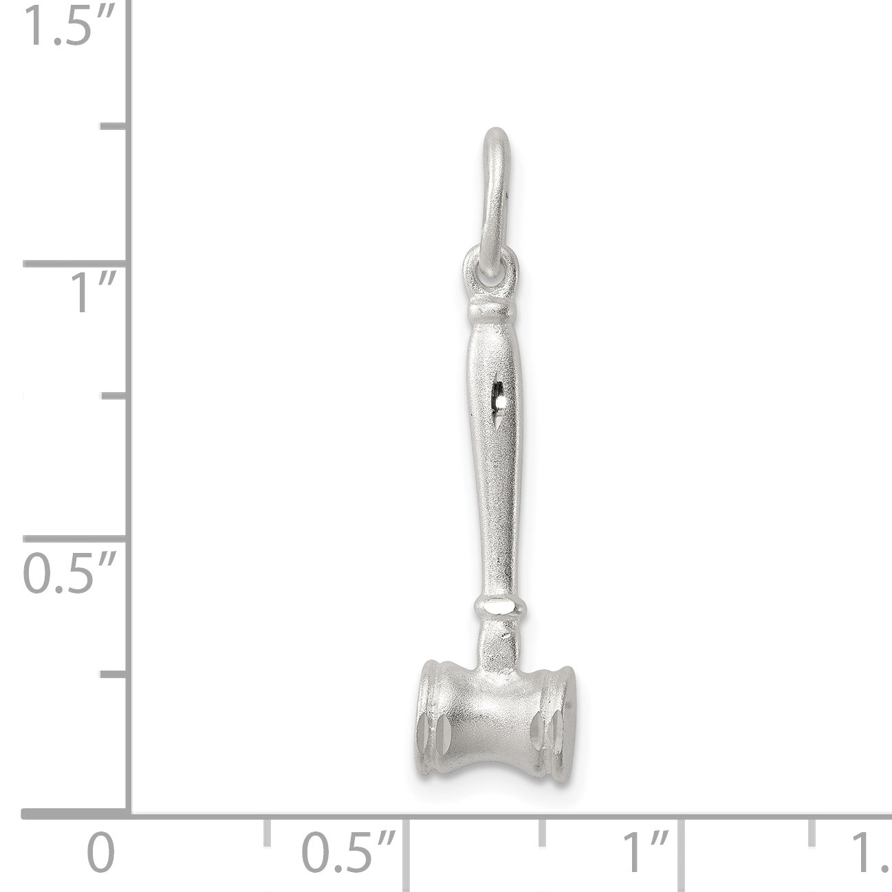 Sterling Silver Gavel Charm