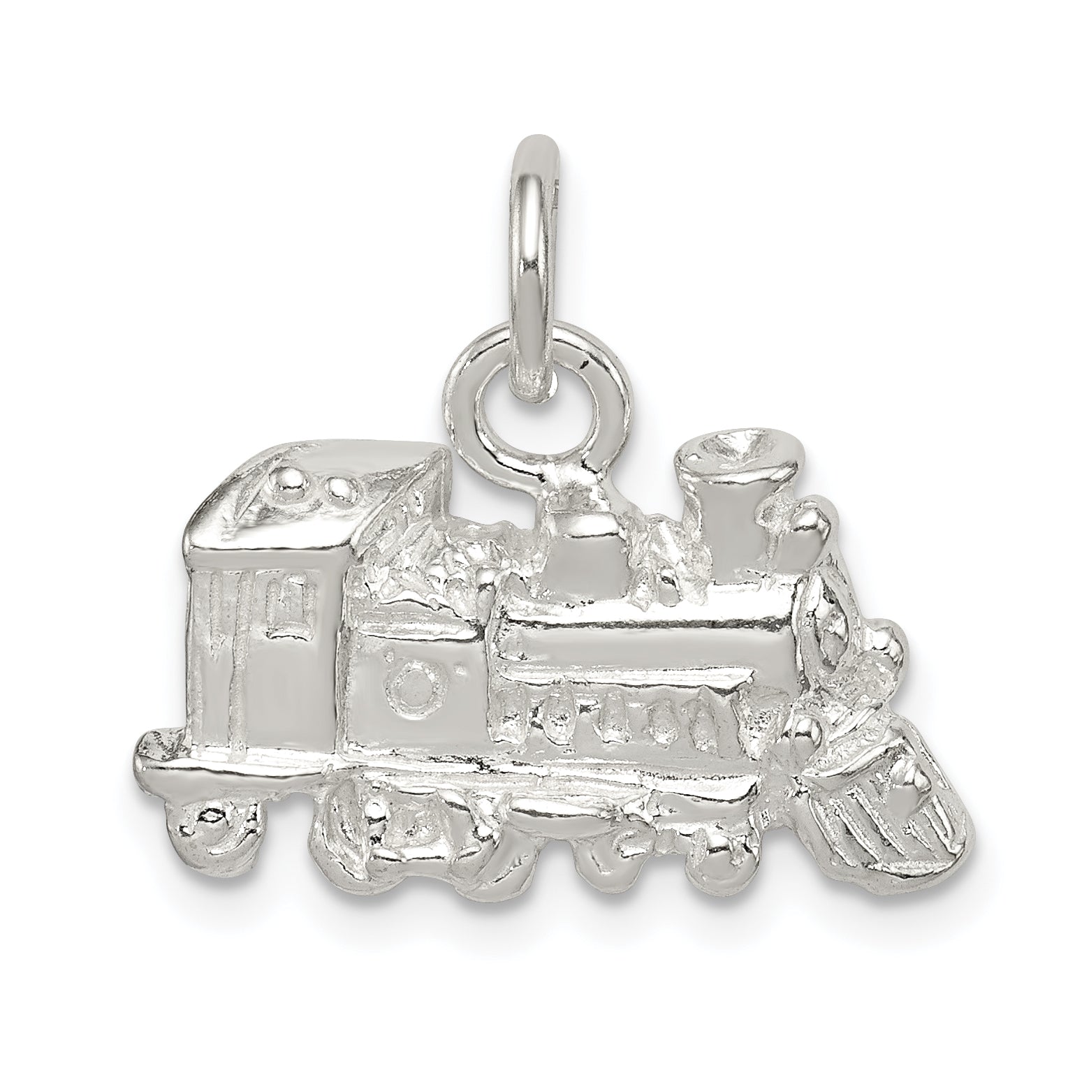 Sterling Silver Train Engine Charm