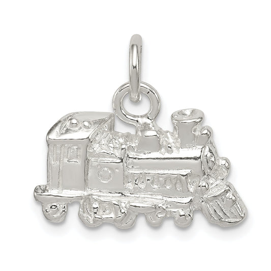 Sterling Silver Train Engine Charm