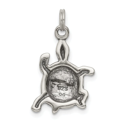 Sterling Silver Antique Turtle Charm