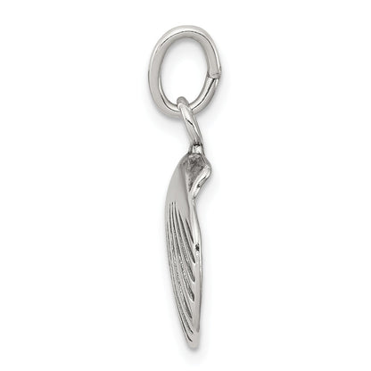Sterling Silver Antiqued Sea Shell Charm