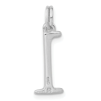 Sterling Silver Polished L Charm