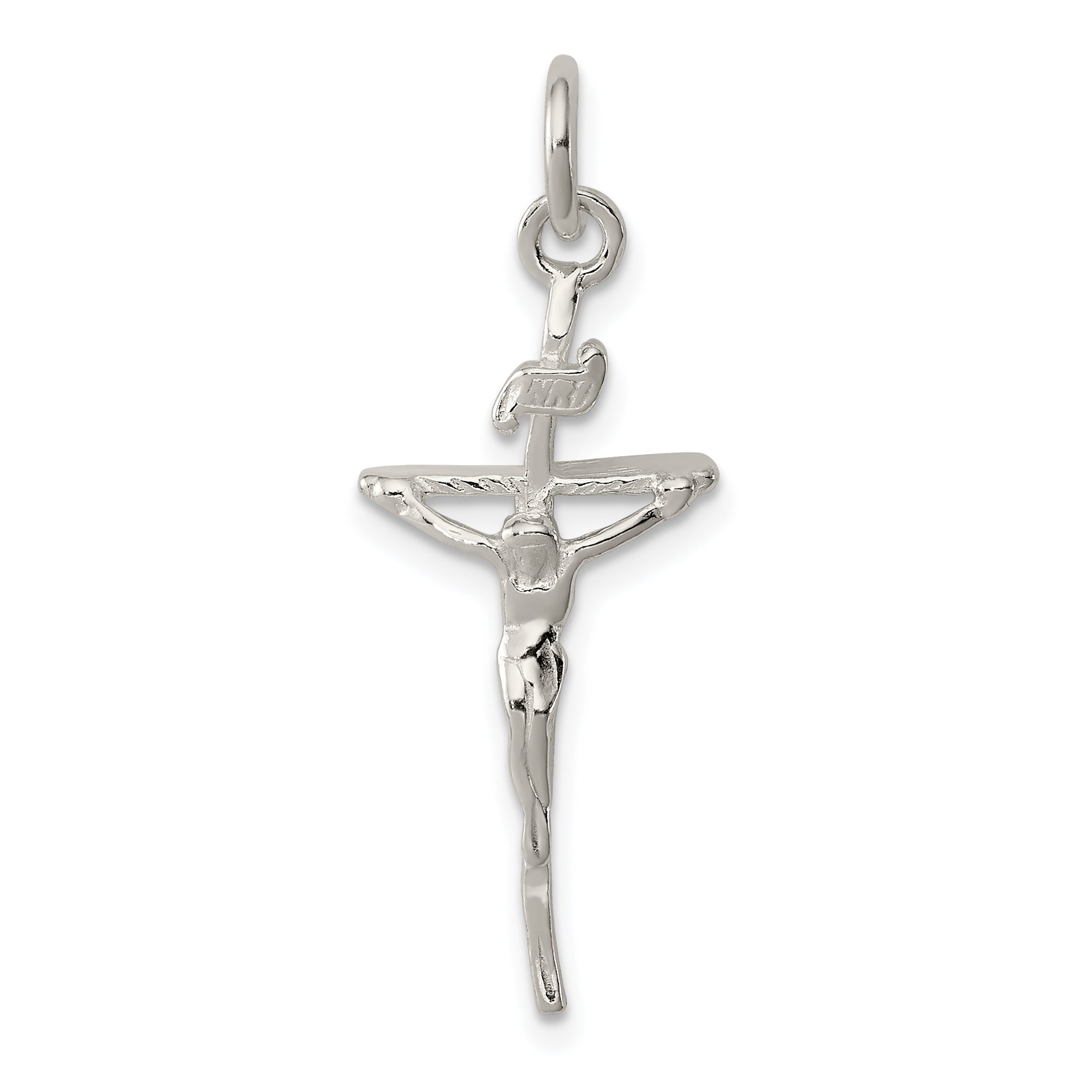 Sterling Silver Inri Crucifix Pendant