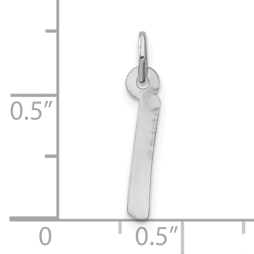 Sterling Silver Medium Initial I Charm