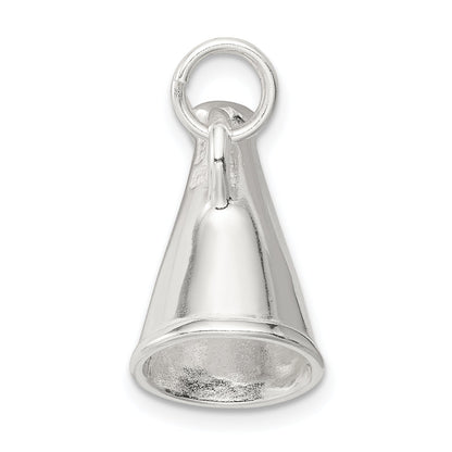 Sterling Silver Rhodium-Plated Megaphone Charm