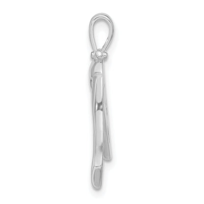 Sterling Silver Person Stretching Pendant