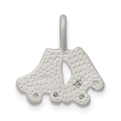 Sterling Silver Roller Skates Pendant