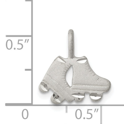 Sterling Silver Roller Skates Pendant