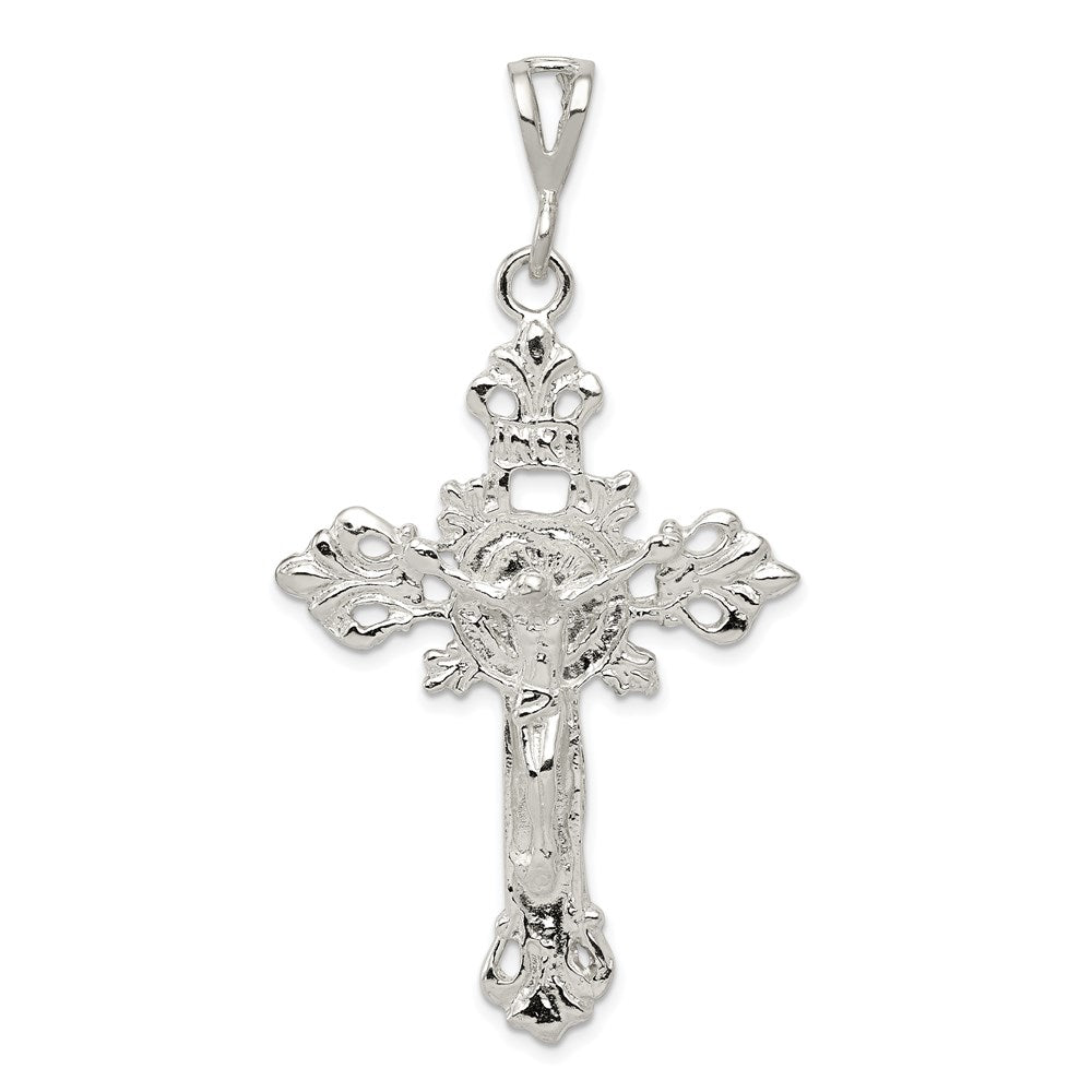 Sterling Silver Inri Crucifix Pendant