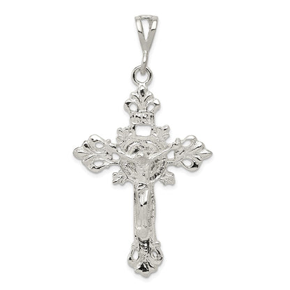 Sterling Silver Inri Crucifix Pendant
