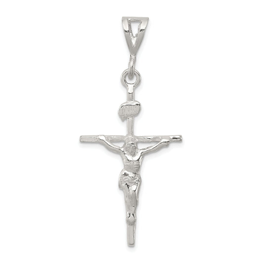Sterling Silver Inri Crucifix Pendant