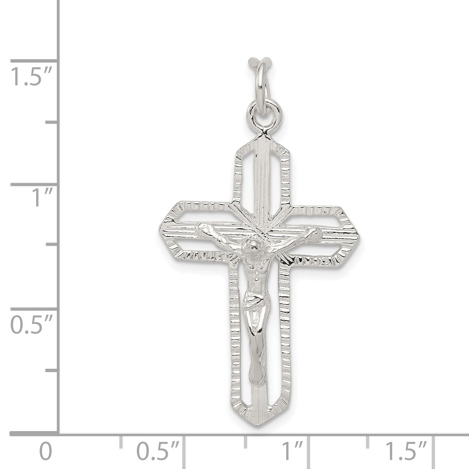 Sterling Silver Crucifix Pendant