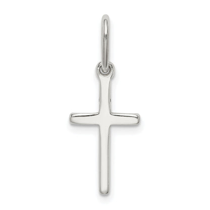 Sterling Silver Polished Latin Cross Charm