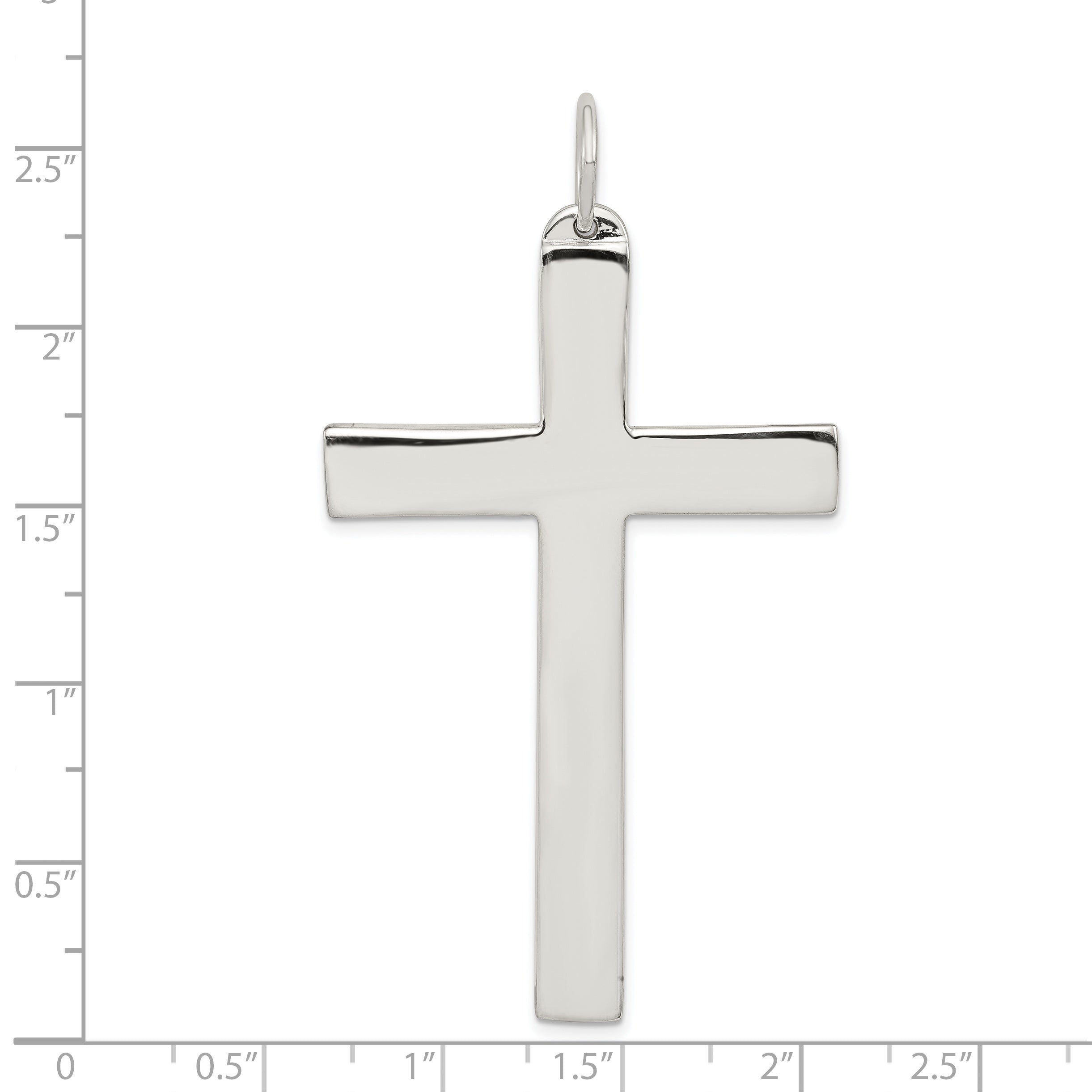 Sterling Silver Latin Cross Charm