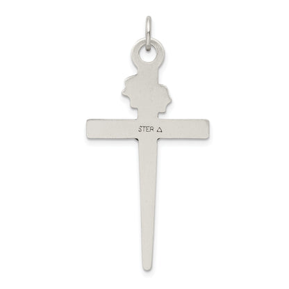 Sterling Silver Antiqued Crucifix Pendant