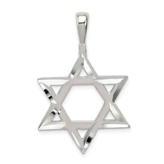 Sterling Silver Star Of David Charm