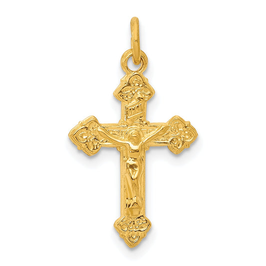 Sterling Silver & 24K Gold -Plated Inri Crucifix Charm