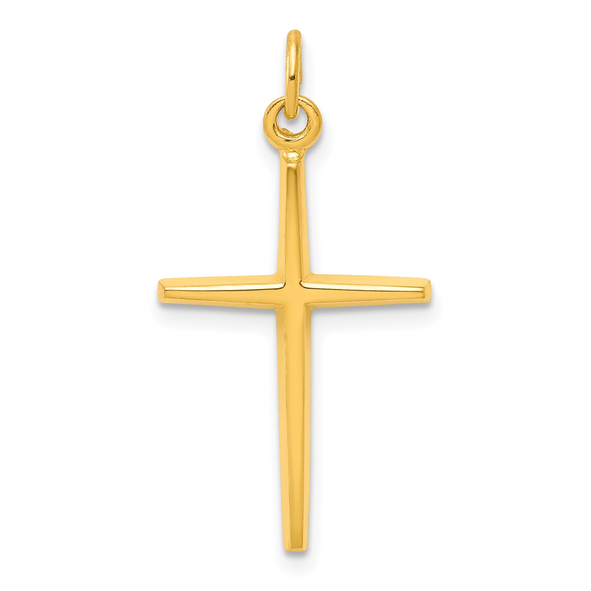 Sterling Silver & 24K Gold -Plated Passion Cross Charm