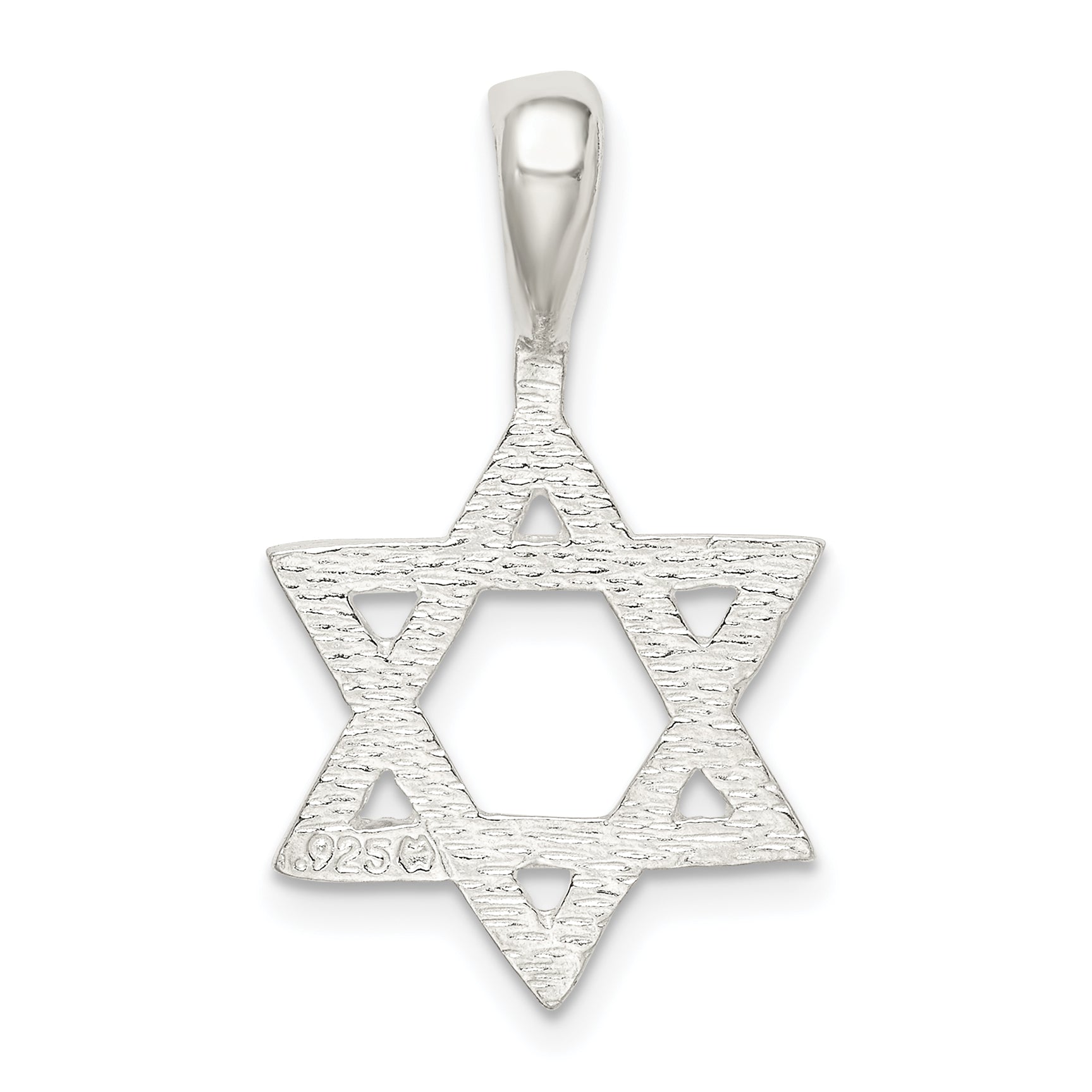 Sterling Silver Star Of David Charm