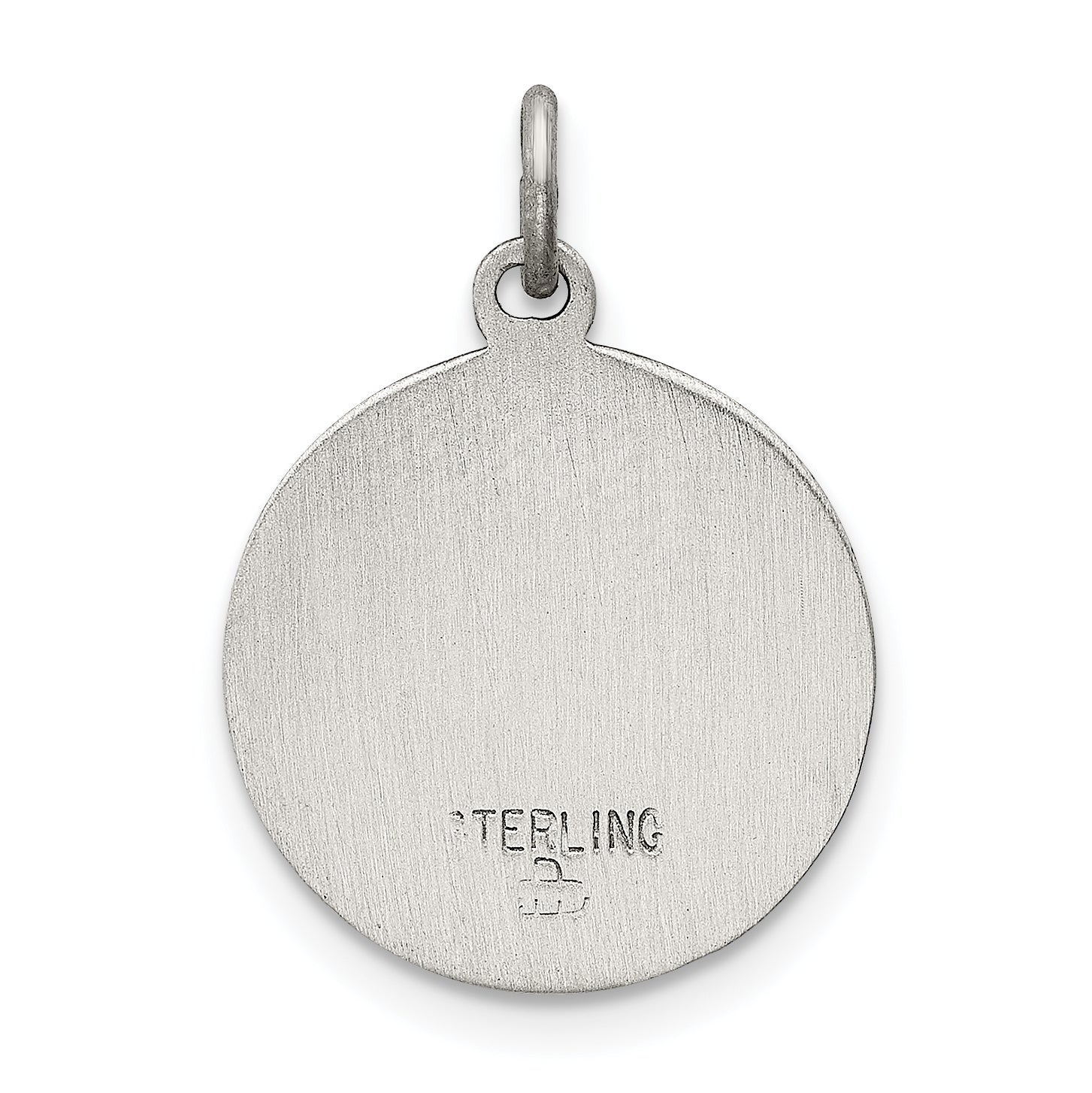 Sterling Silver Antiqued Infant Of Prague Medal