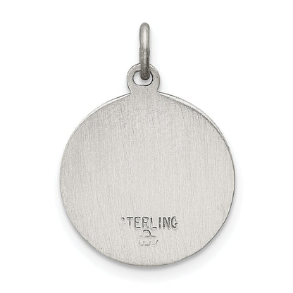 Sterling Silver Antiqued Infant Of Prague Medal
