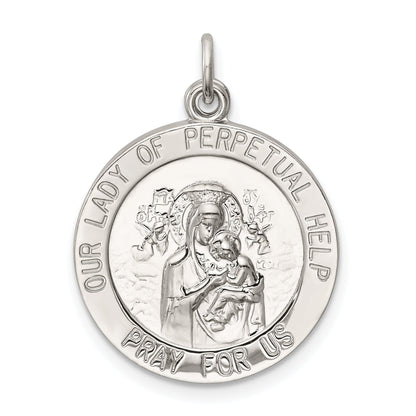 Sterling Silver Our Lady Of Perpetual Help Medal