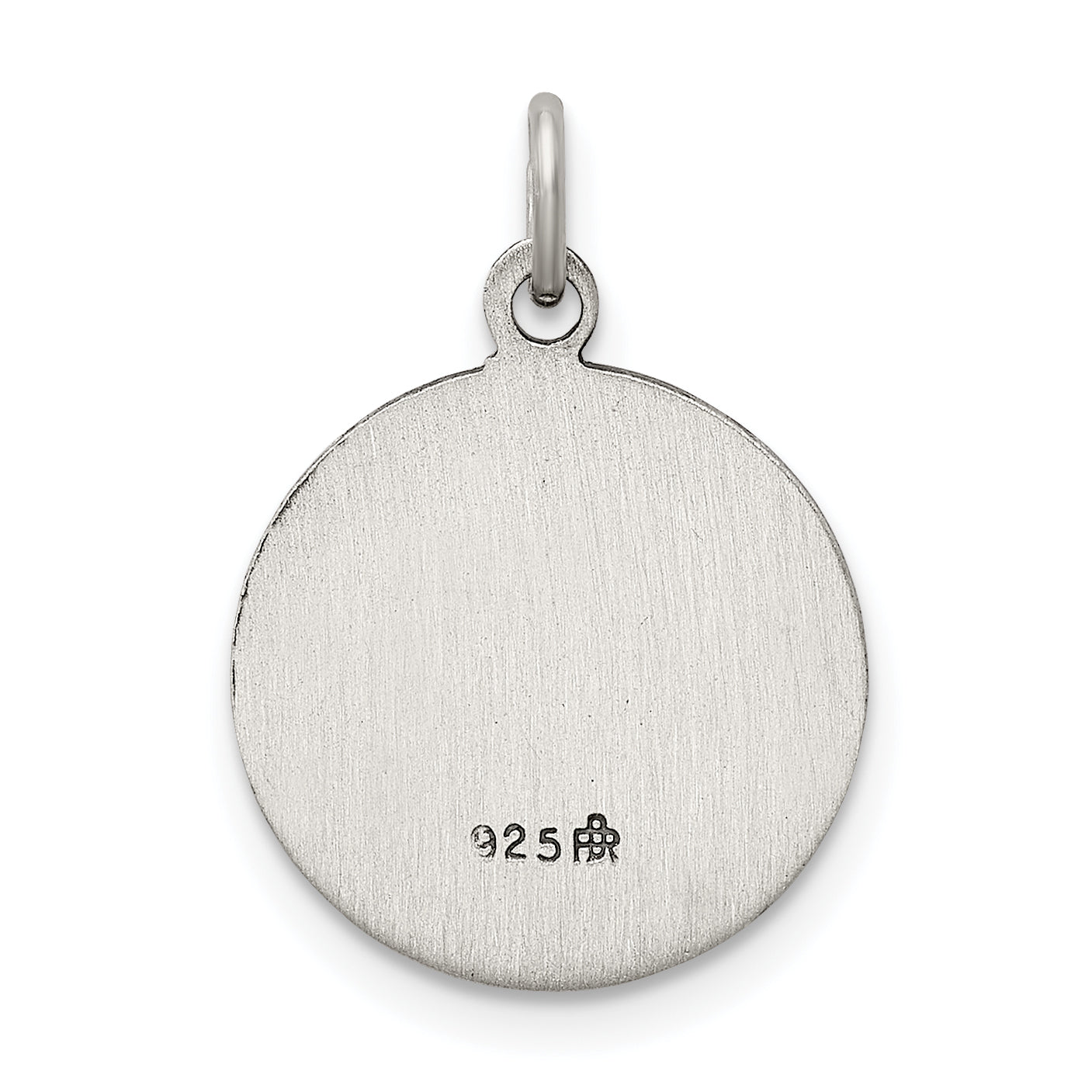Sterling Silver Antiqued Our Lady Of Fatima Medal