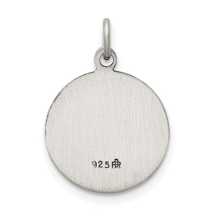 Sterling Silver Antiqued Our Lady Of Fatima Medal