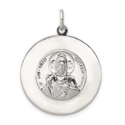 Sterling Silver Queen Of The Holy Scapular Medal