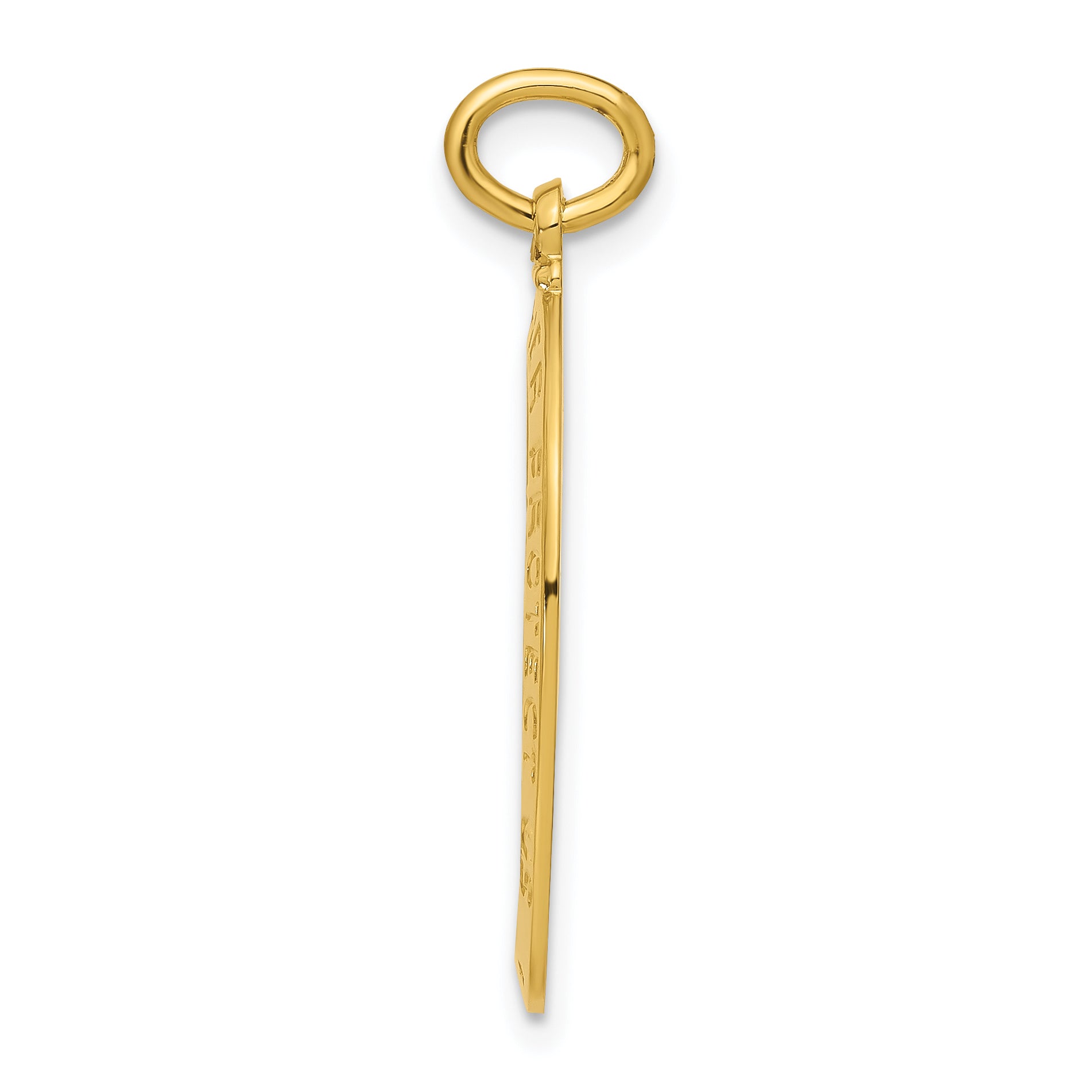 Sterling Silver 24K Gold-Plated Baseball Saint Christopher Medal Pendant