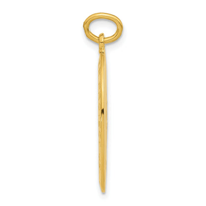 Sterling Silver 24K Gold-Plated Football Saint Christopher Medal Pendant