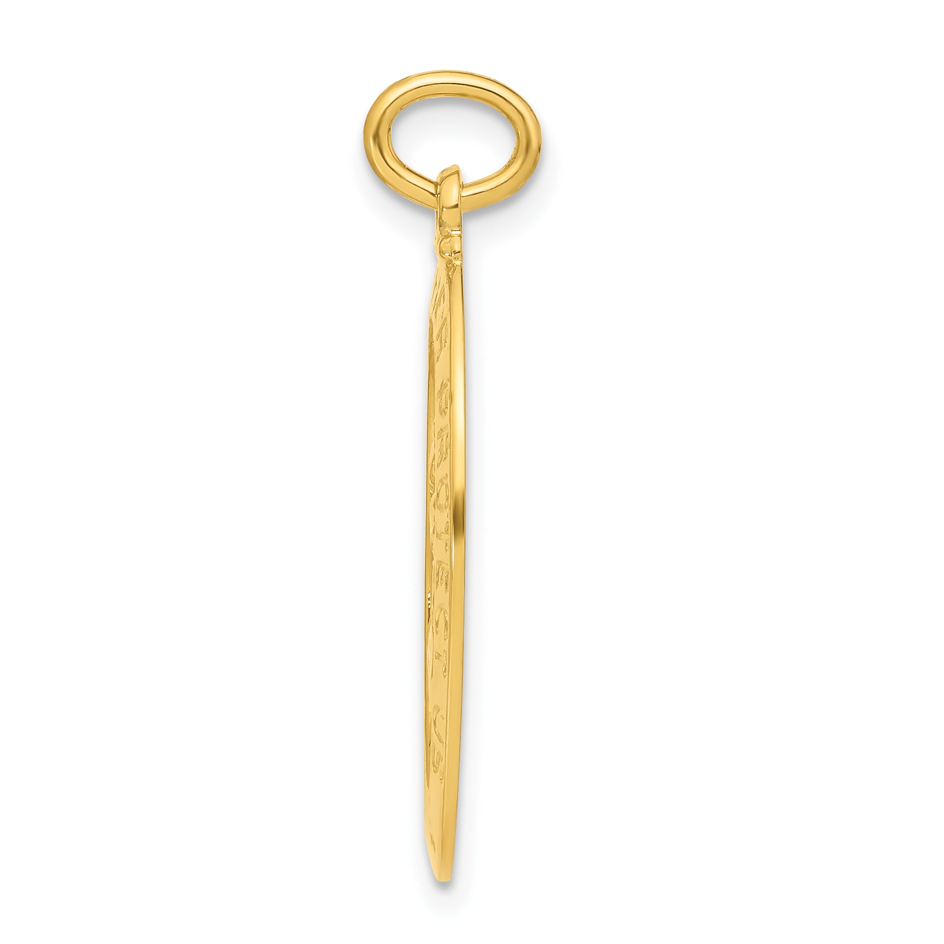 Sterling Silver 24K Gold-Plated Saint Christopher Basketball Medal Pendant