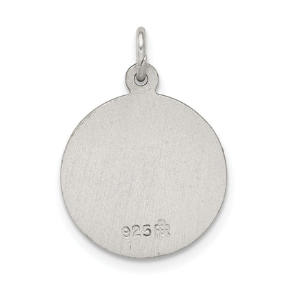 Sterling Silver Antiqued Saint Elizabeth Seton Medal