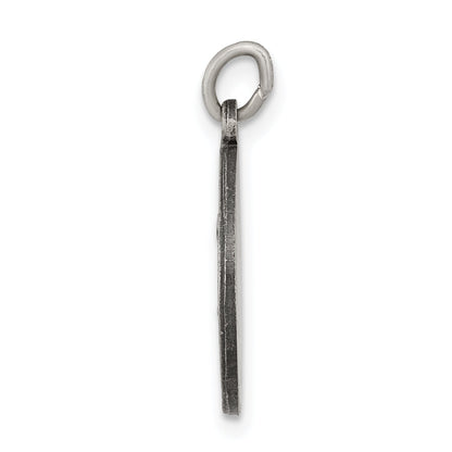 Sterling Silver Antiqued Saint Matthew Medal